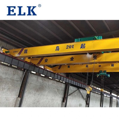 15 Ton Industrial Workstation Double Beam Overhead Bridge Crane