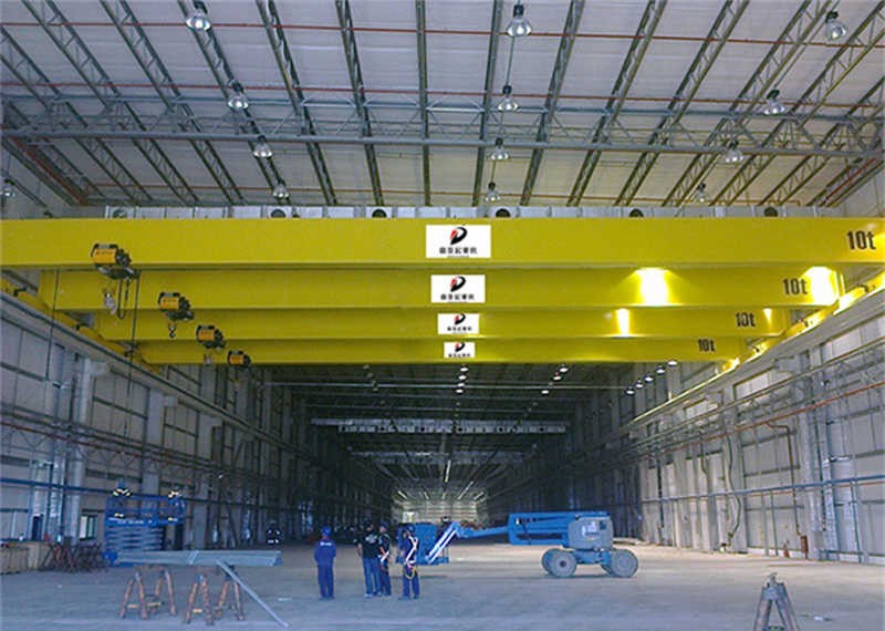 LD 10t/5t single girder overhead crane for Chuzhou Hengchang Automobile Manufacturing Co., Ltd.