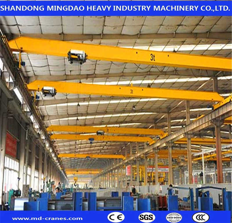 Ce ISO Approved 25ton European Style Single Girder Overhead Crane