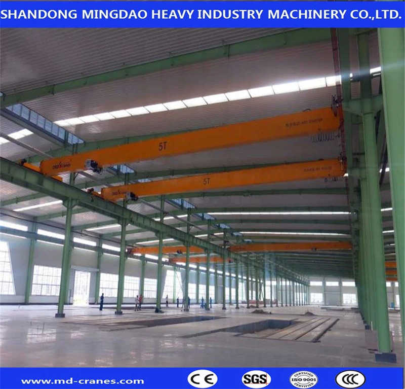 Ce ISO Approved 25ton European Style Single Girder Overhead Crane