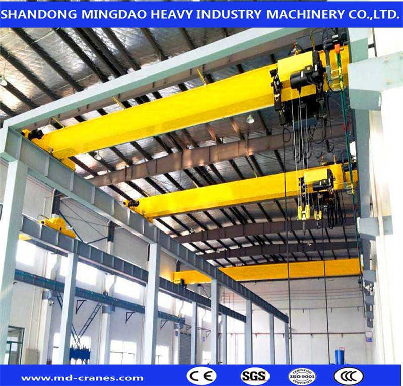 Ce ISO Approved 25ton European Style Single Girder Overhead Crane