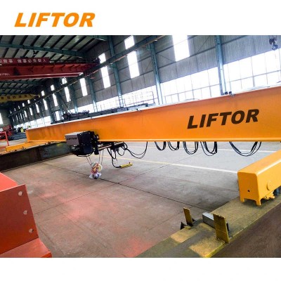 15t Remote Control Workshop Eot Single  Girder Beam Overhead Crane