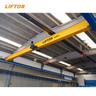 15t Remote Control Workshop Eot Single  Girder Beam Overhead Crane