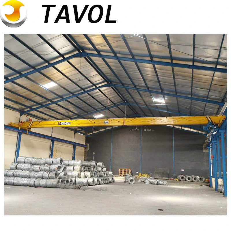 Warehouse 5 Ton 10 Ton Single Beam Eot Overhead Bridge Crane for Sale