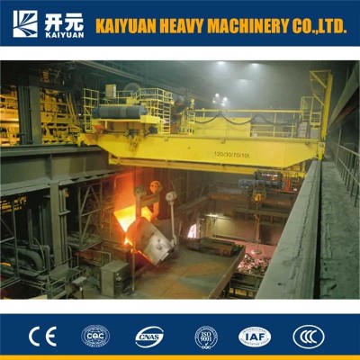 Steel Plant Metallurgic Bridge Crane Overhead Crane with Heavy Duty 75t