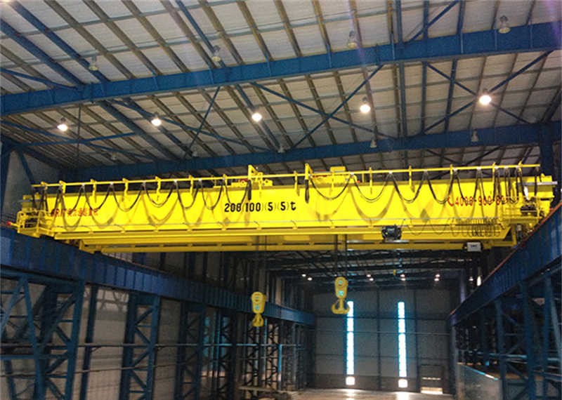 Double girder overhead crane for Jiangsu Lvye Machinery Co., Ltd.