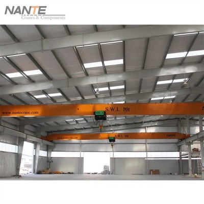 ISO/CE Certified 2-16t Factory Workshop Single Girder Overhead Crane