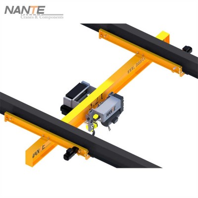 2-16t Single Girder Underhung Overhead Crane for Low Height Workshop