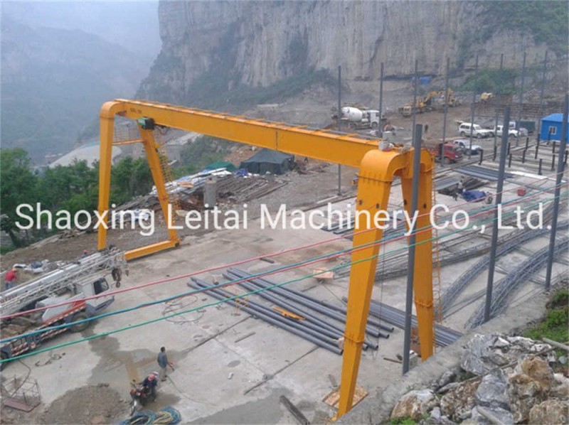 Box Type Single Girder Gantry Crane with Low Headroom Hoist