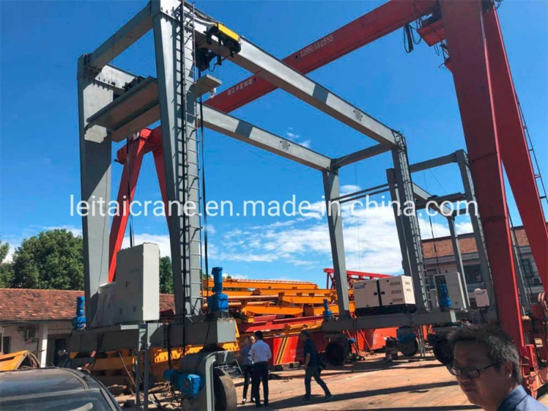 Box Type Single Girder Gantry Crane with Low Headroom Hoist