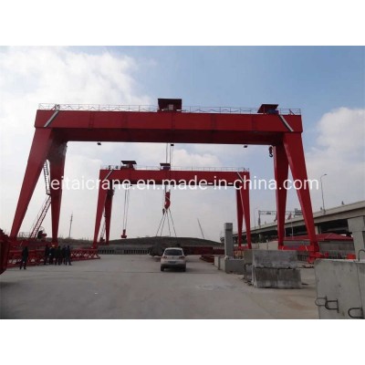 Workshop Stockyard Traveling Electric Hoist Double Box Grider Gantry Crane