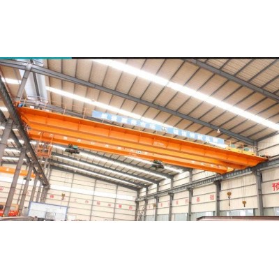 Low Noise Double Girder Beam 20 Ton Overhead Crane Bridge Crane