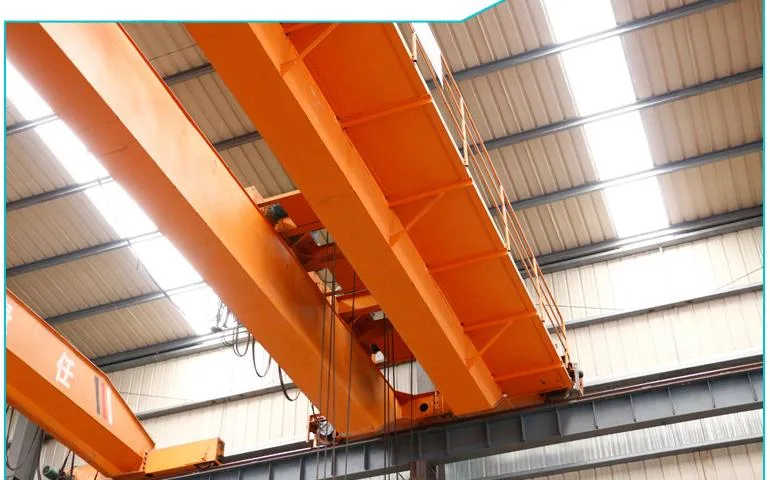 Workshop Double Beams Bridge Crane 16 Ton Overhead Travelling Bridge Crane