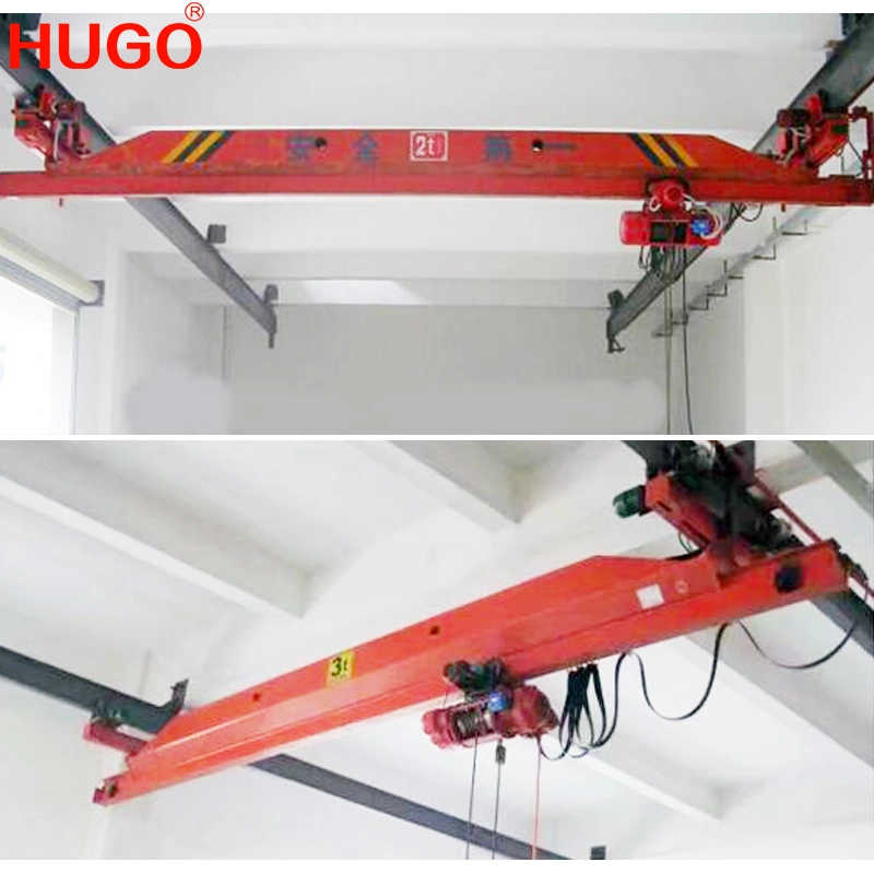 Lx Type 3t Electric Overcrane Single Girder Bridge Crane with End Carriage