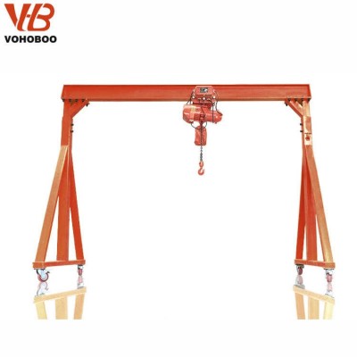 1t 2t 3t 5t Mini Small Size Mobile Gantry Crane