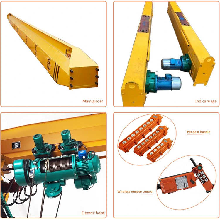 Production Line Use Single Girder Electric Overhead Crane for Sale