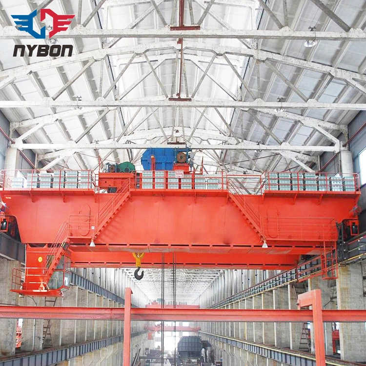 Wholesale Construction Double Girder Overhead Bridge Crane with Warning Light