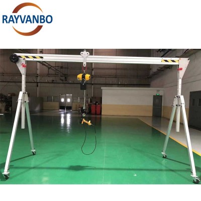 Labor-Saving Mini Indoor Remote Control Aluminum Gantry Crane Equipment