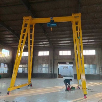 10 T Box-Type CD Electric Hoist Single Girder Gantry Crane