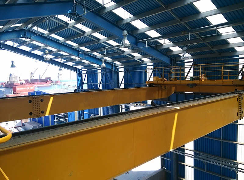 Warehouse Specialized Single Girder Hoist Crane 1 Ton