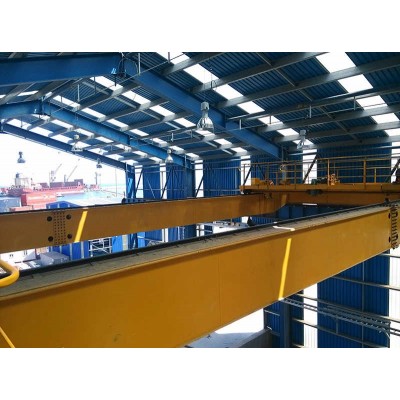 Warehouse Specialized Single Girder Hoist Crane 1 Ton