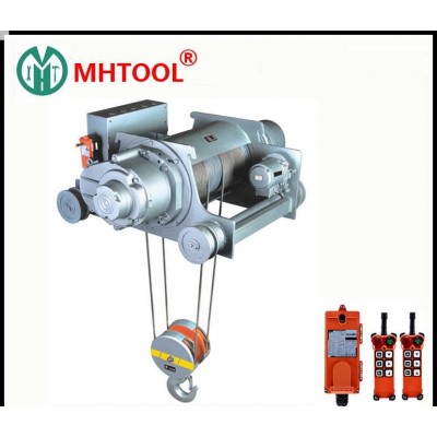 1t Electric Wire Rope Hoist for Single Girder Monorail Overhead Crane