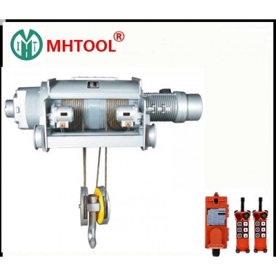 1t Electric Wire Rope Hoist for Single Girder Monorail Overhead Crane