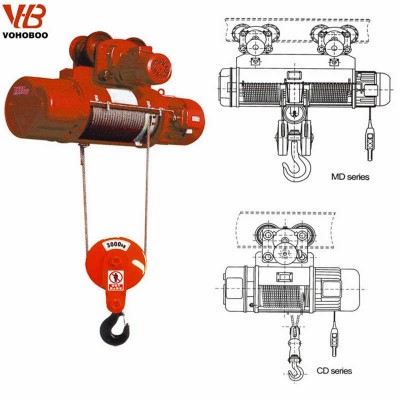 High Quality CD1 MD1 Type Electric Wire Rope Hoist