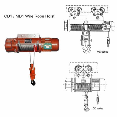 High Quality CD1 MD1 Type Electric Wire Rope Hoist