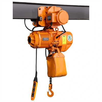 1 Ton Electric Chain Hoist with Motorized Trolley with with Remote Control