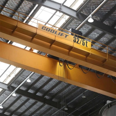 50t Double Girder Liffting Tools Wire Rope Electric Overheard Crane