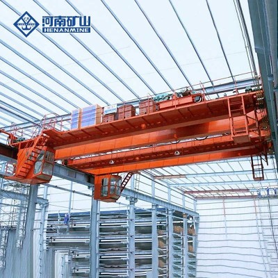 Double Girder Overhead Crane with Running Double Winch Trolley for Indoor