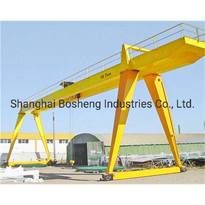 Mh 20t Single Girder Gantry Crane with Electric Wirerope Hoist Outdoor Use