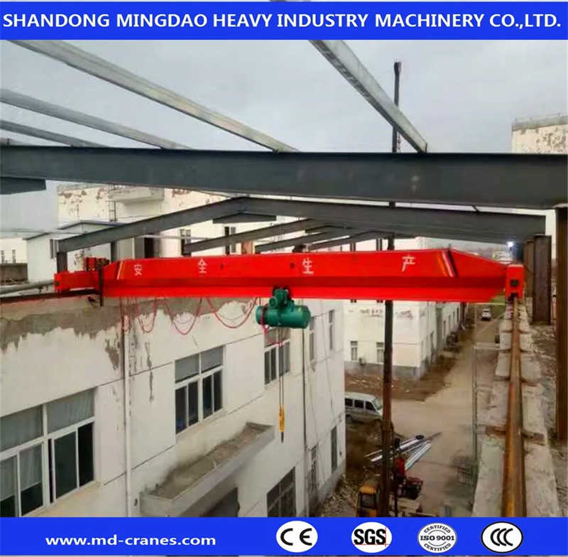 7.5 Ton 10ton Electric Motor Driven Single Girder Overhead Crane