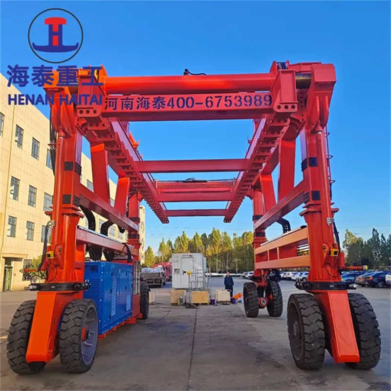 Shipping Container Straddle Carrier Crane 30 Ton 40 Ton Price