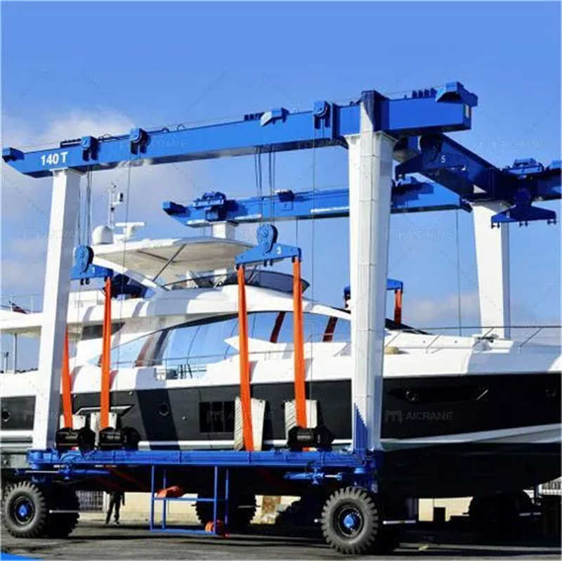 Heavy Capacity Boat Hoist System | 80ton 160ton 320ton Mobile Marine Crane