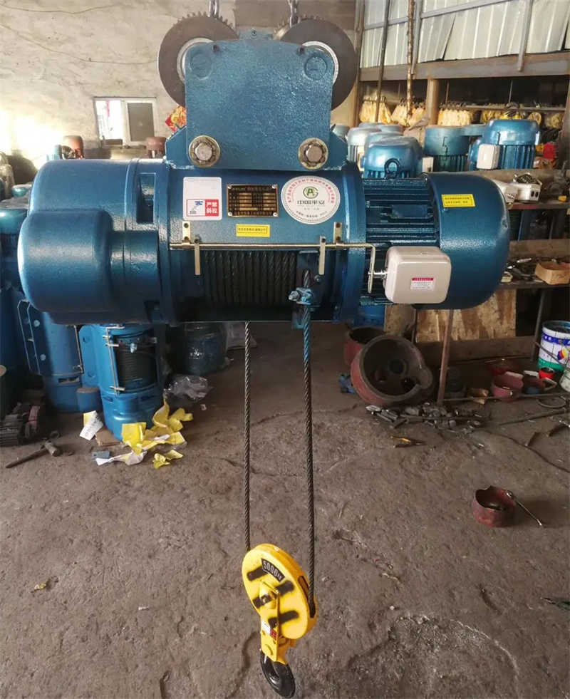 220V/380V 1 Ton Electric Wire Rope Hoist – Heavy Duty Industrial Lifting