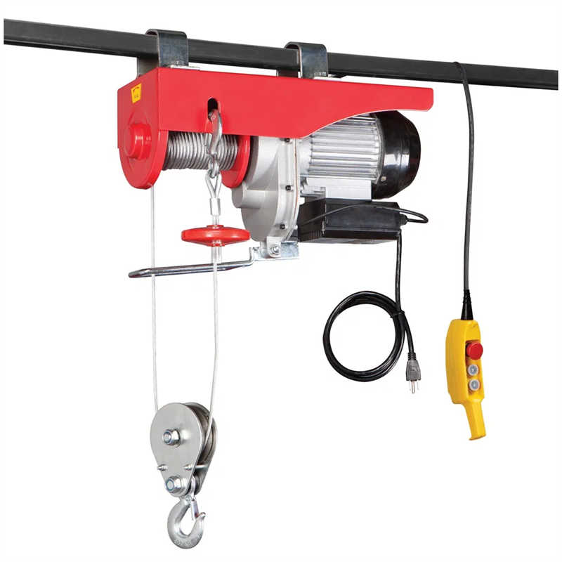 PA Mini Wire Rope Hoist 300kg-1Ton - Silent Micro Electric Winch for Garage