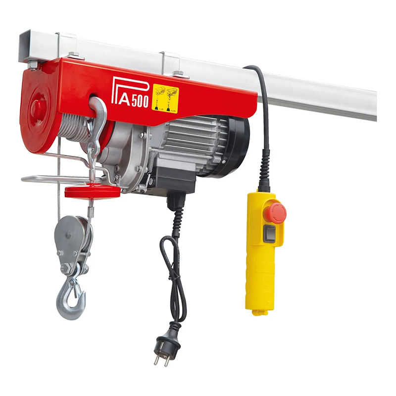 Compact PA Electric Hoist for Home - 500kg Mini Wire Rope Crane