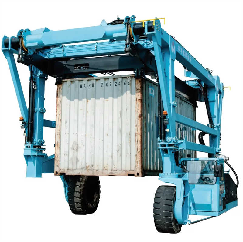 Rubber-Tired Straddle Crane for Smooth Yard Mobility
