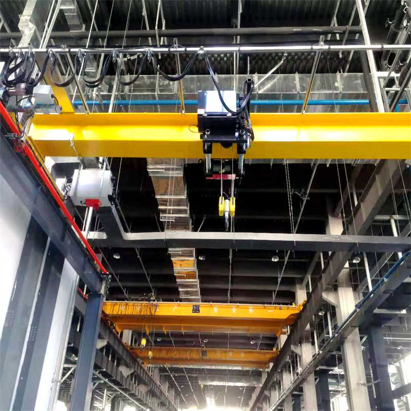 Underhung Overhead Crane with Chain Hoist – Compact Design for Low Ceilings