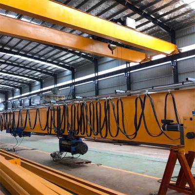 Custom 3-32 Ton Single Girder Overhead Crane Adjustable Span Lifting Height