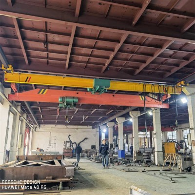 1-20T Single Girder Crane Kit - Includes Hoist, Runway & Control System