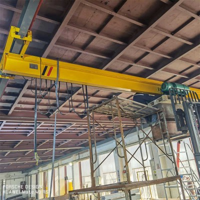 3-10 Ton Single Girder Foundry Crane - Heat-Resistant for Metalworking Plants