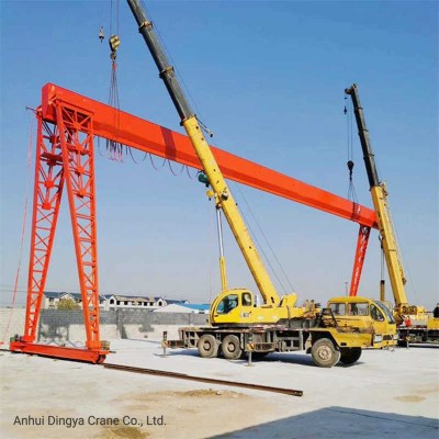 Single Beam Gantry Crane with Hoist – Perfect for Factories & Warehouses