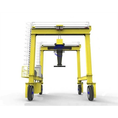Rubber Tyre Gantry Crane with Anti-Collision System – Enhanced Safety