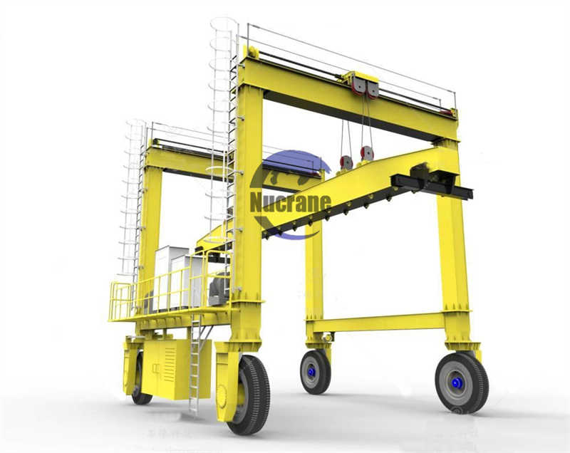 Rubber Tyre Gantry Crane with Anti-Collision System – Enhanced Safety