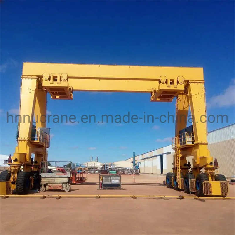 Rubber Tyre Gantry Crane with Anti-Collision System – Enhanced Safety