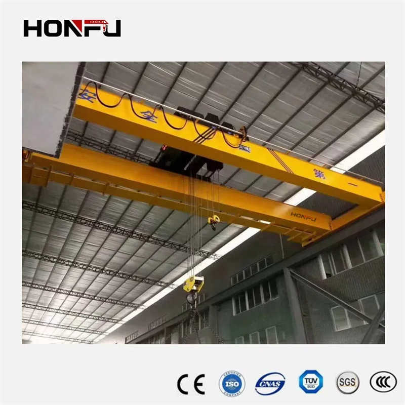 Electric Double Girder Overhead Crane with Remote Control & Safety Features