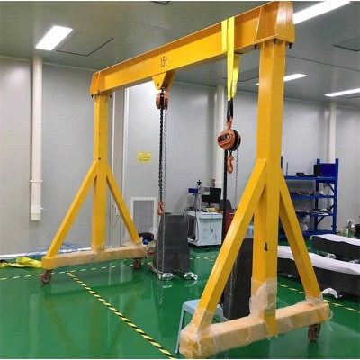 Small Mobile Gantry Crane with Electric Hoist – 1000kg to 10 Ton Capacity